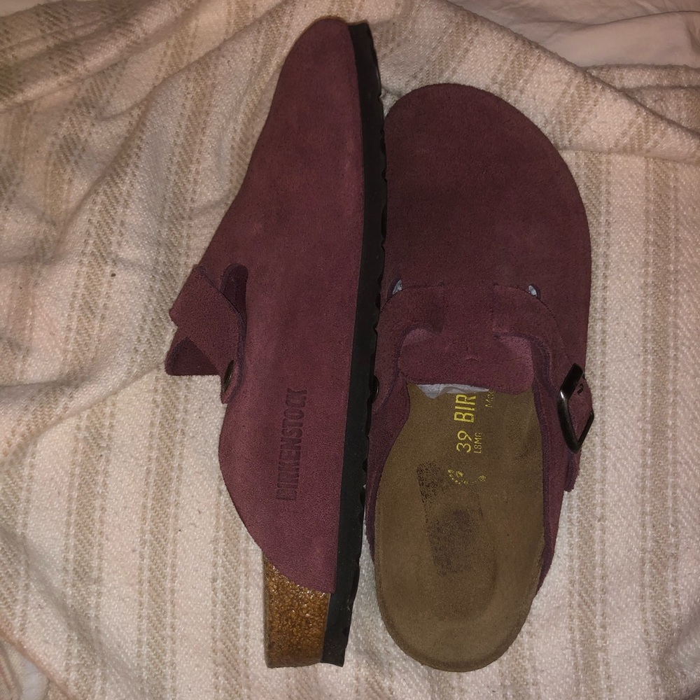 Maroon Birkenstock Boston